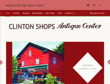 Tablet Screenshot of clintonshops.com